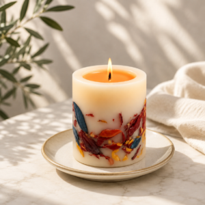 Botanical Dried Flower Soy Wax Candle