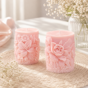 Lily Blossom Pillar Soy Wax Candle